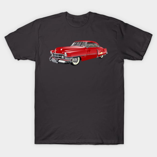 CADILLAC COUPE DEVILLE T-Shirt by KARMADESIGNER T-SHIRT SHOP